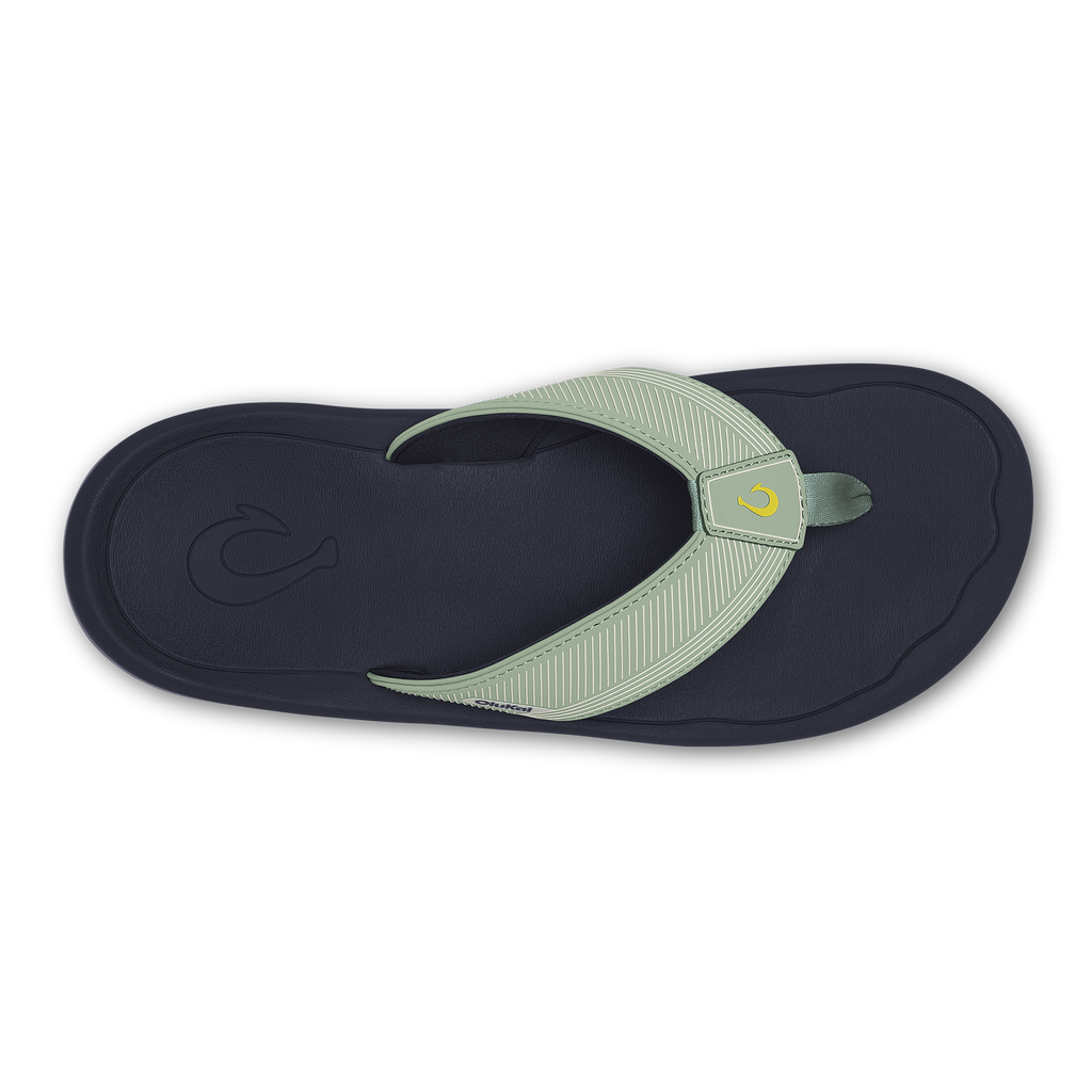 Ahi Kai Men's Beach Sandals - Seagreen / Trench Blue