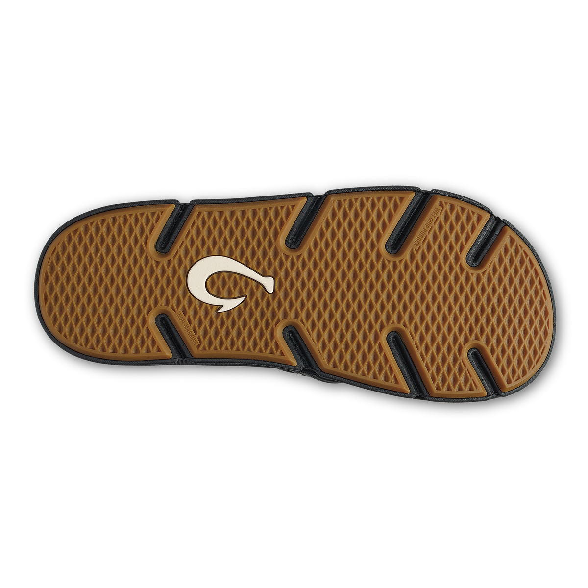 Akeu Men's Beach Sandals - Black / Black