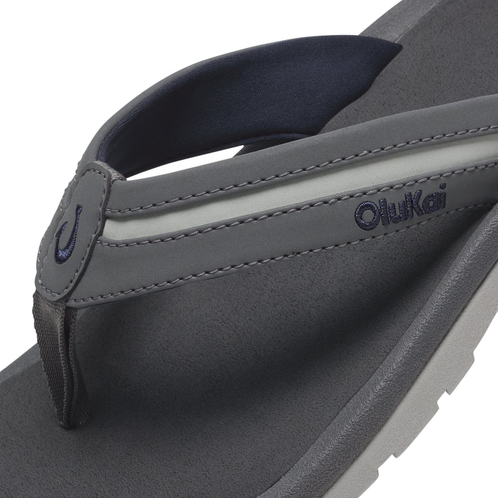 Ohana Palua Men's Beach Sandals - Cloud Grey / Rock