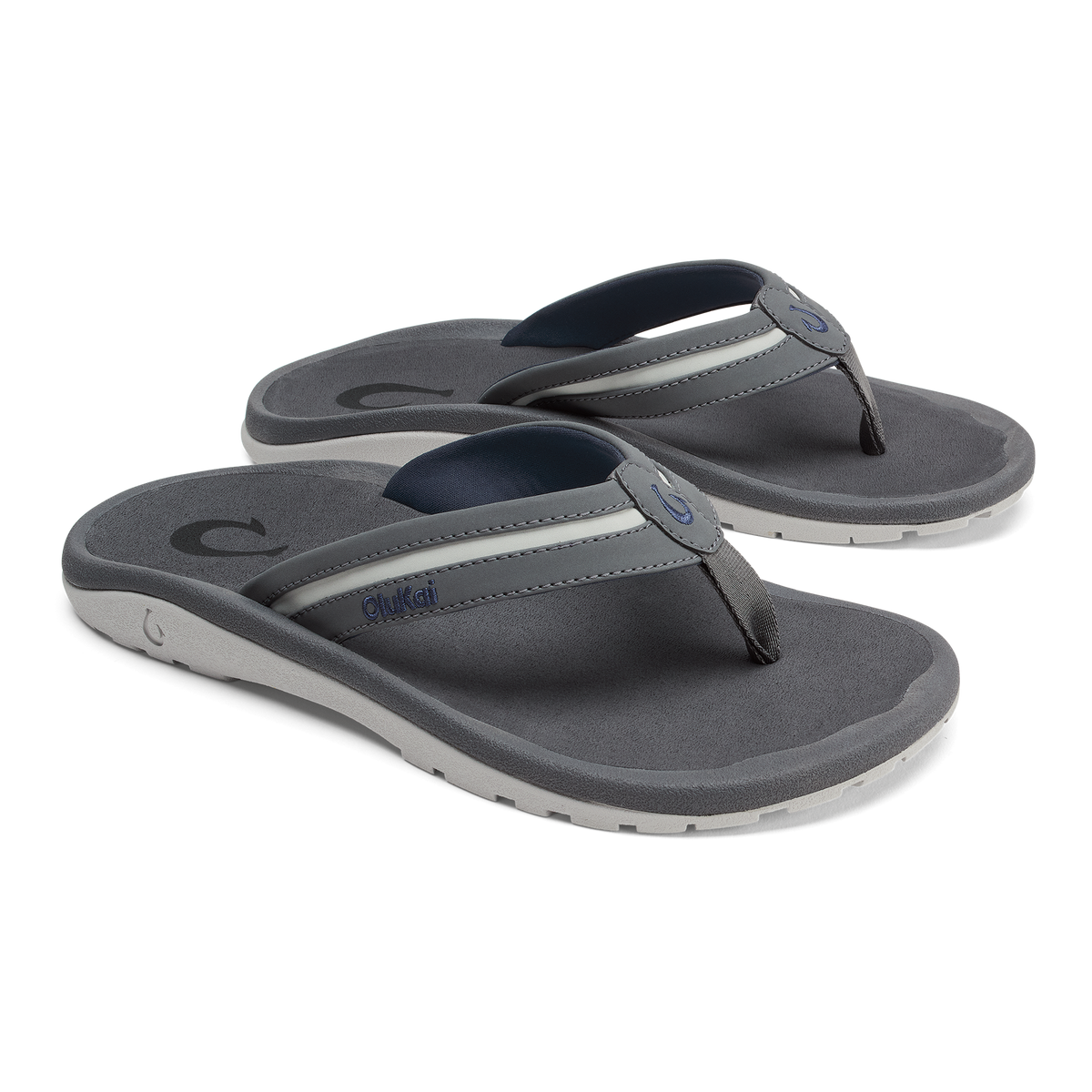 Ohana Palua Men's Beach Sandals - Cloud Grey / Rock