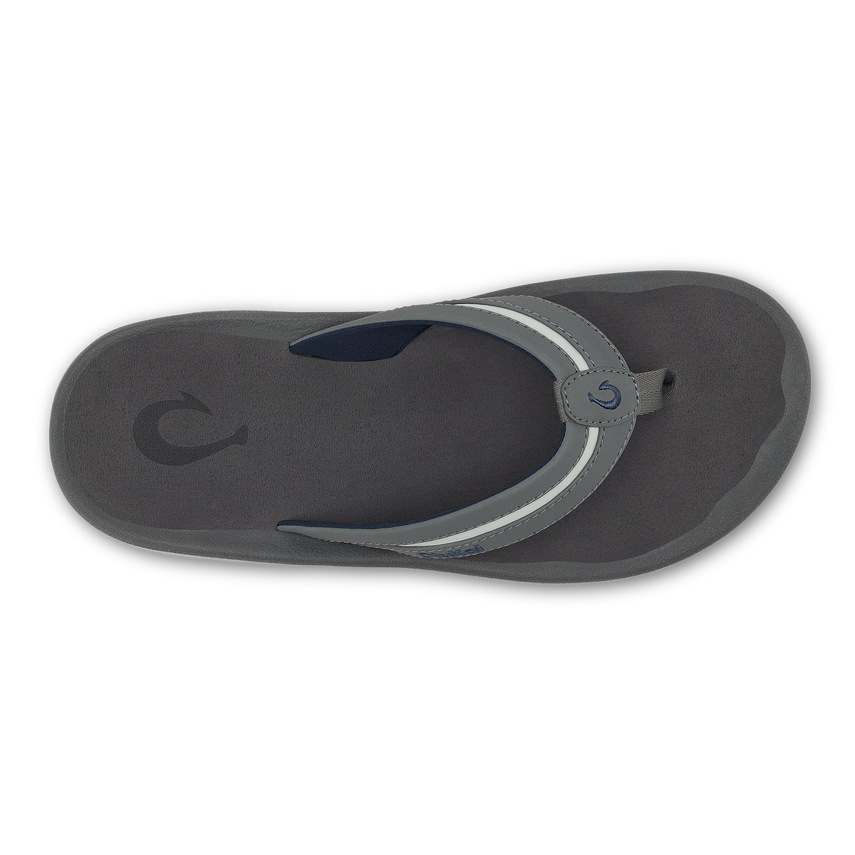 Ohana Palua Men's Beach Sandals - Cloud Grey / Rock
