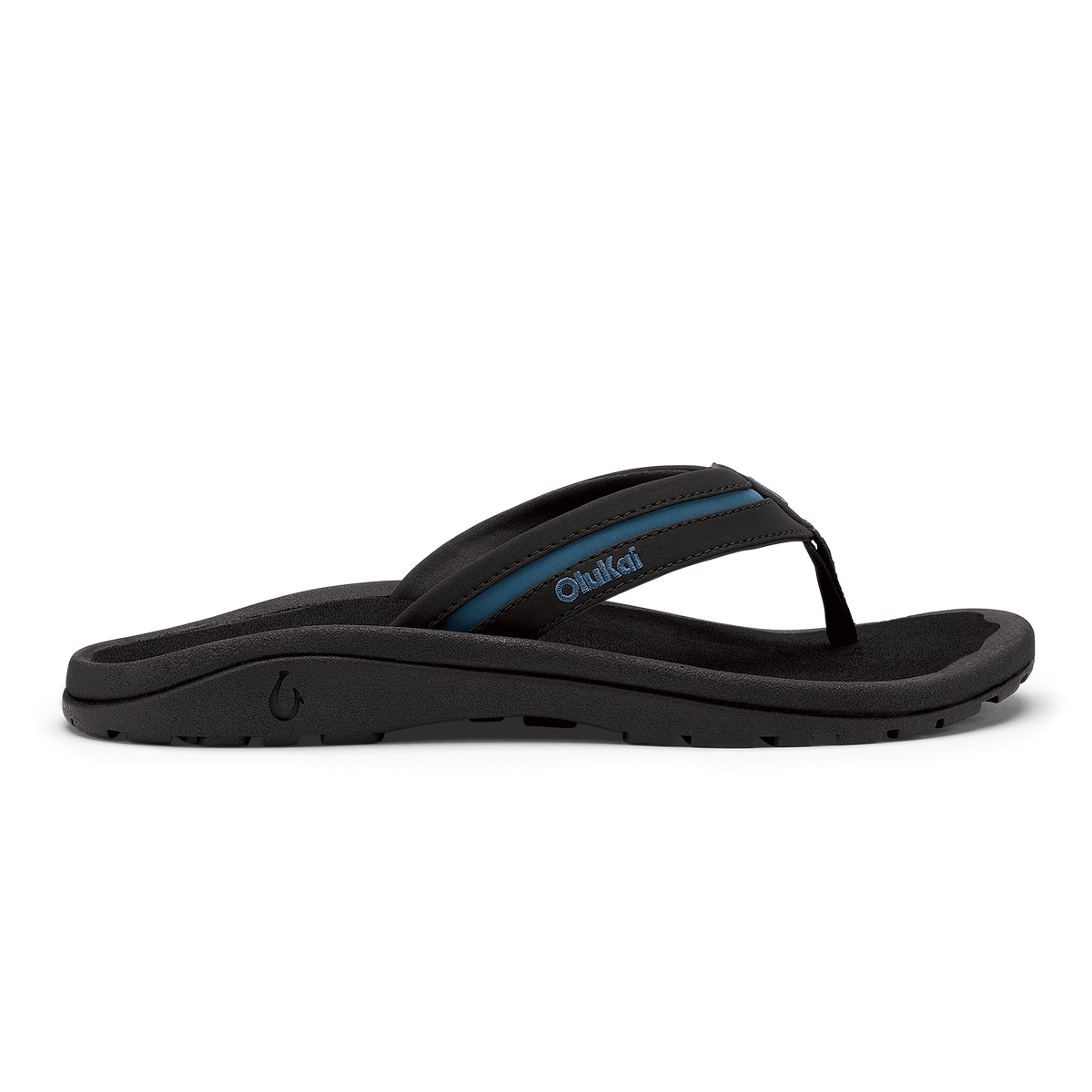 Ohana Palua Men's Beach Sandals - Black / Slate Blue