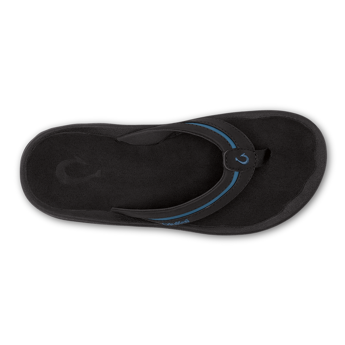 Ohana Palua Men's Beach Sandals - Black / Slate Blue