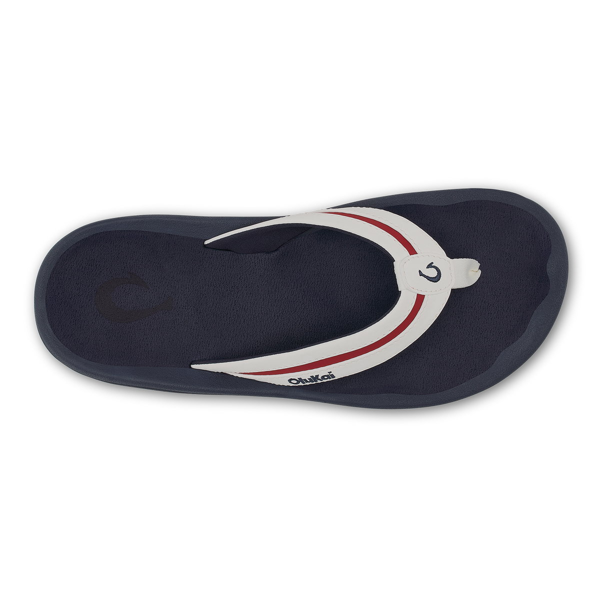 Ohana Palua Men's Beach Sandals - Bright White / Americana