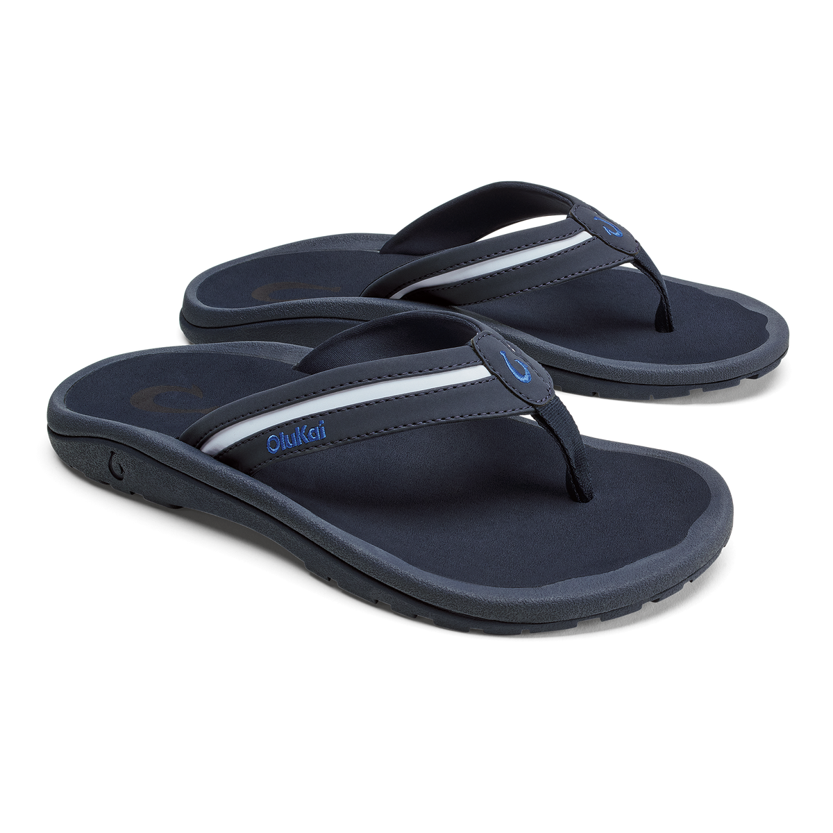 Ohana Palua Men's Beach Sandals - Mood Indigo / Pale Ocean