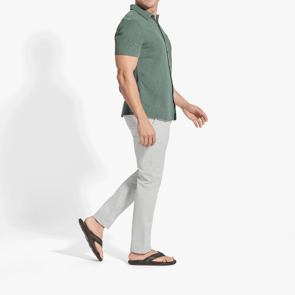 Mea Ola Mano Men's Leather Sandals - Dk Java / Mustang