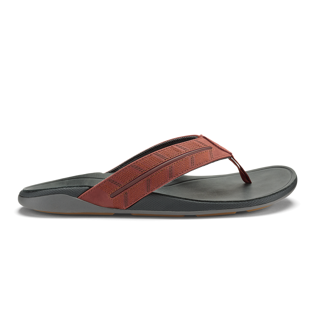 Tuahine Palm Men's Beach Sandals - Canoe / Rock