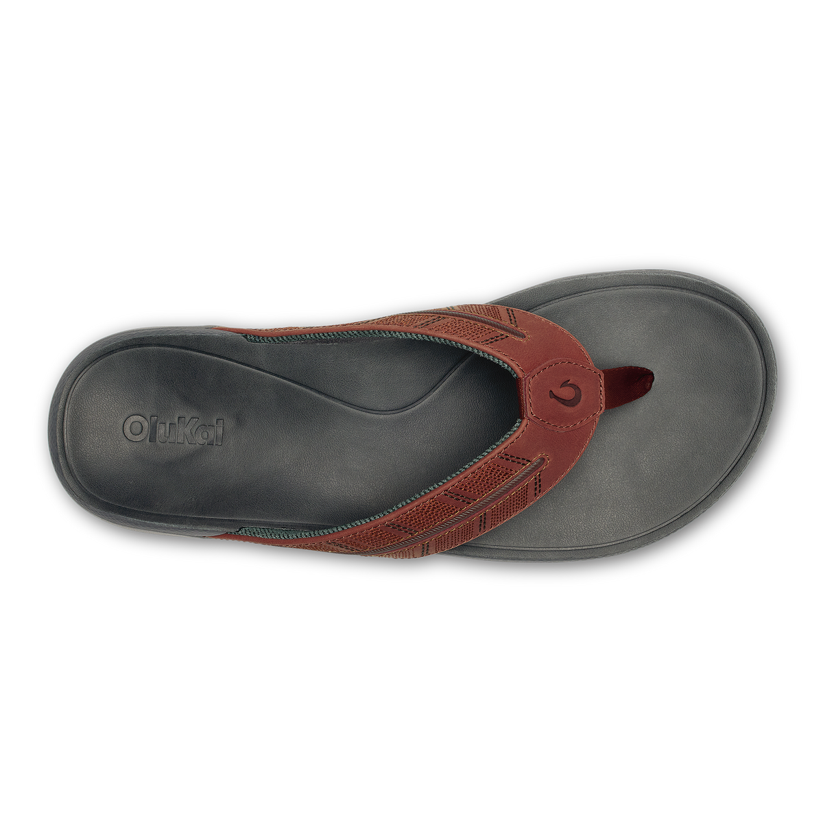 Tuahine Palm Men's Beach Sandals - Canoe / Rock