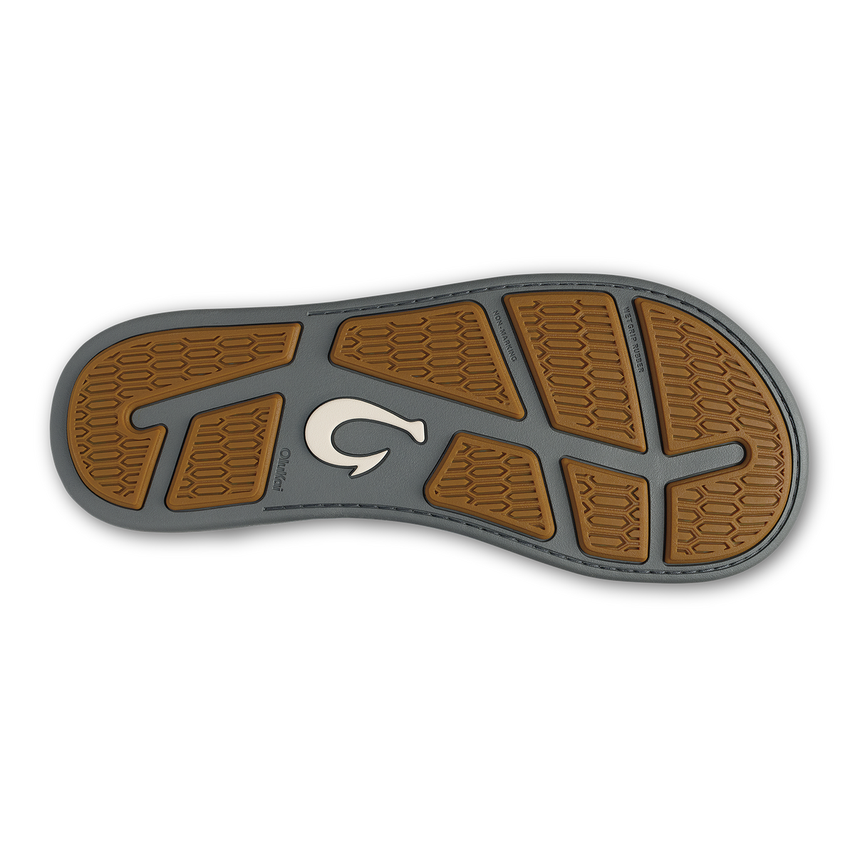 Tuahine Palm Men's Beach Sandals - Canoe / Rock