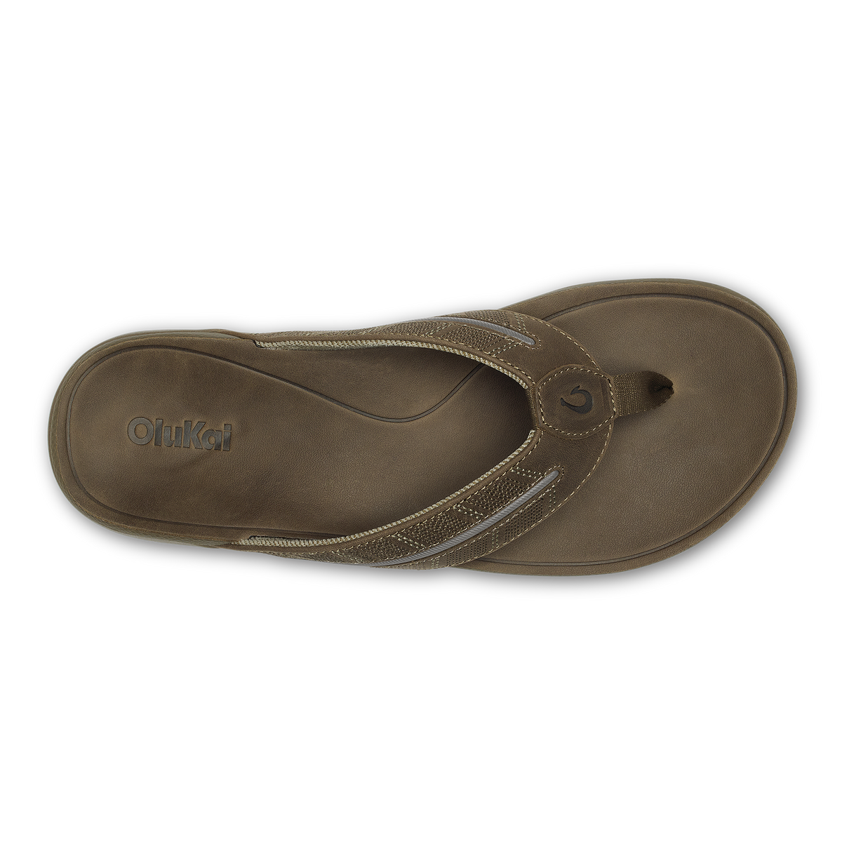 Tuahine Palm Men's Beach Sandals - Mustang / Mustang