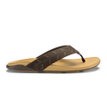 Tuahine Palm Men's Beach Sandals - Dk Java / Golden Sand