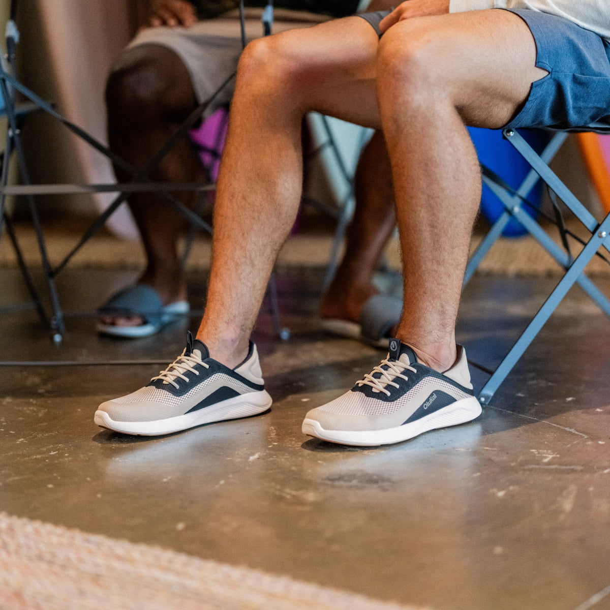Kialoa Men's Sneakers - Tapa / Trench Blue