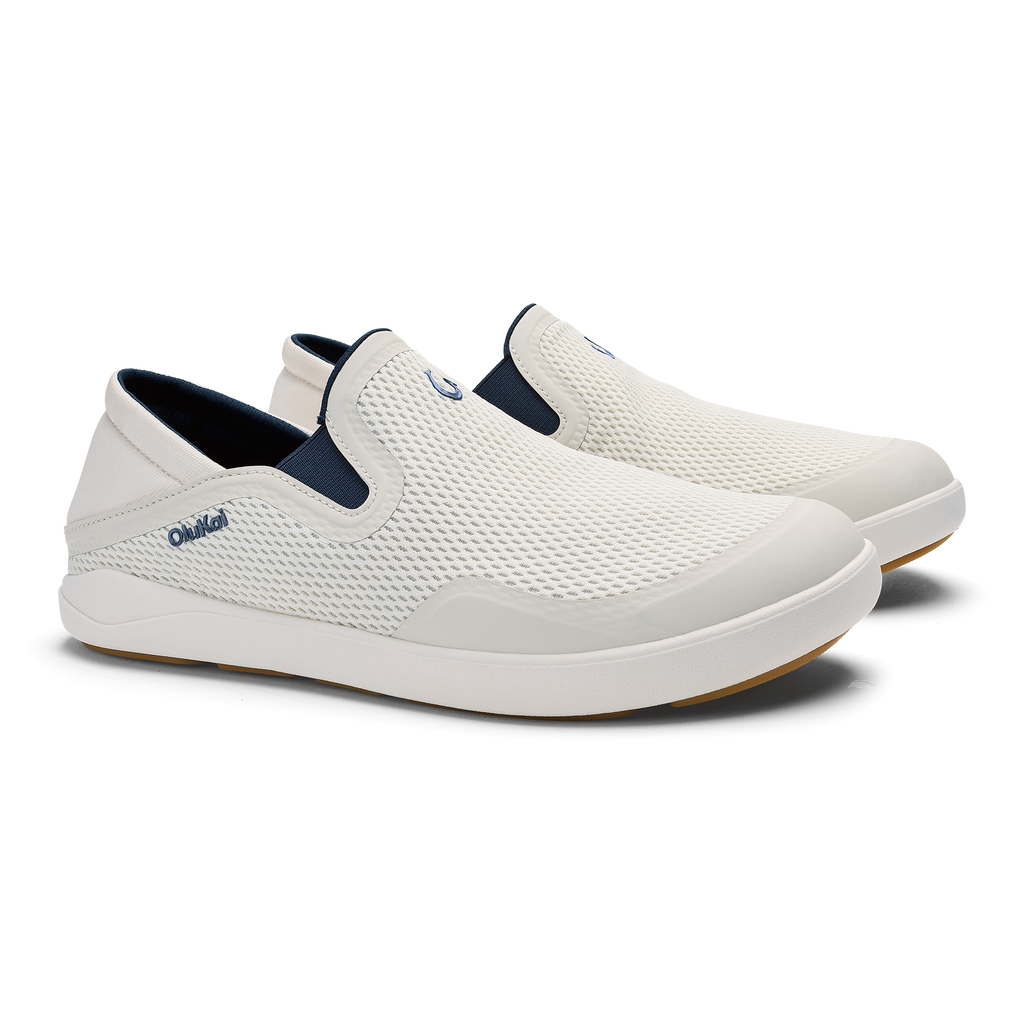 Moku Slip-On Men's Slip-On Shoes - White Sand / Trench Blue