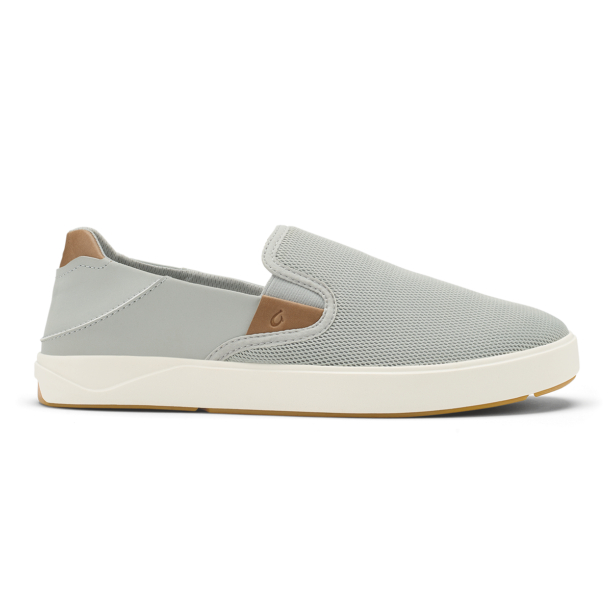 Laeahi Nui Men's Sneakers Slip-On Shoes - Cloud Grey / Tan