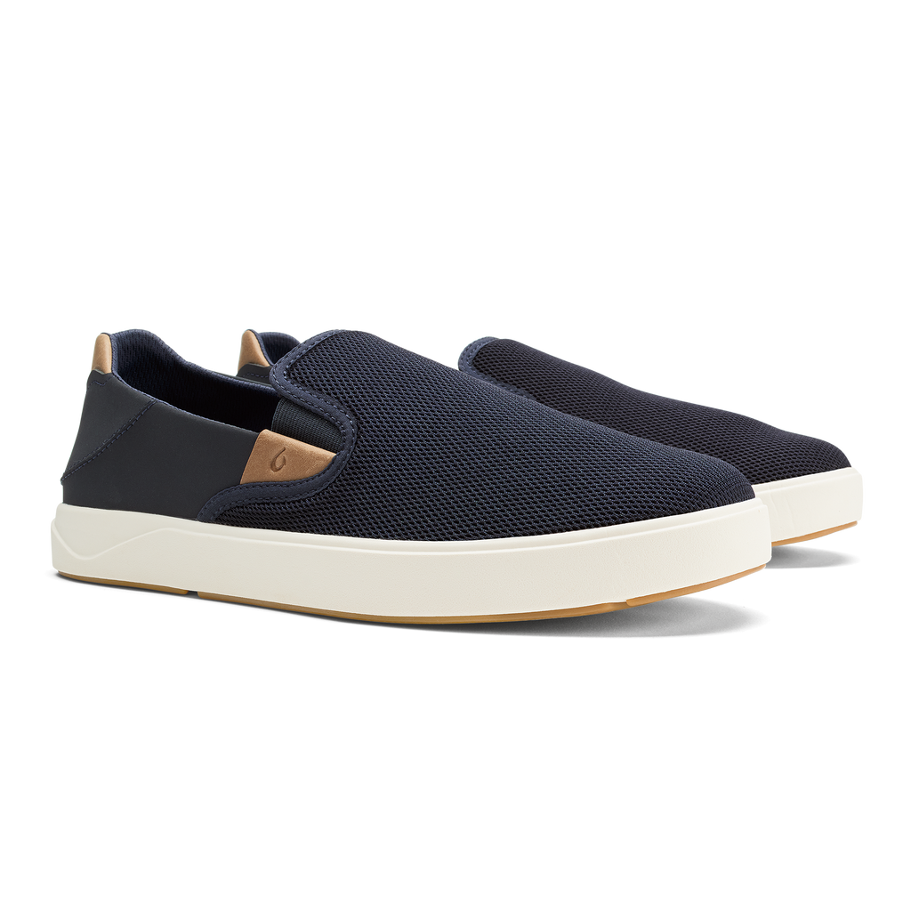 Laeahi Nui Men's Sneakers Slip-On Shoes - Trench Blue / Tan