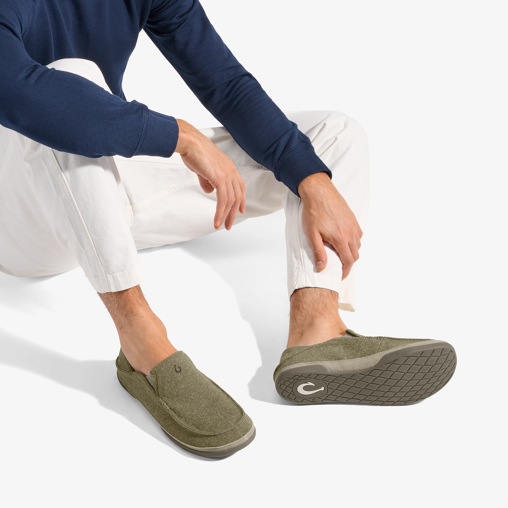 Moloa Hulu Men's Slippers - Clay