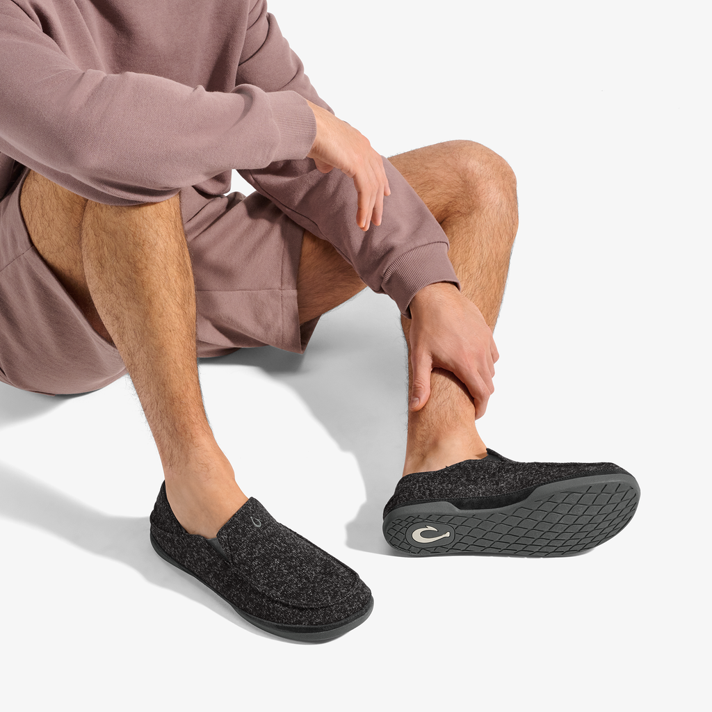 Moloa Hulu Men's Slippers - Black
