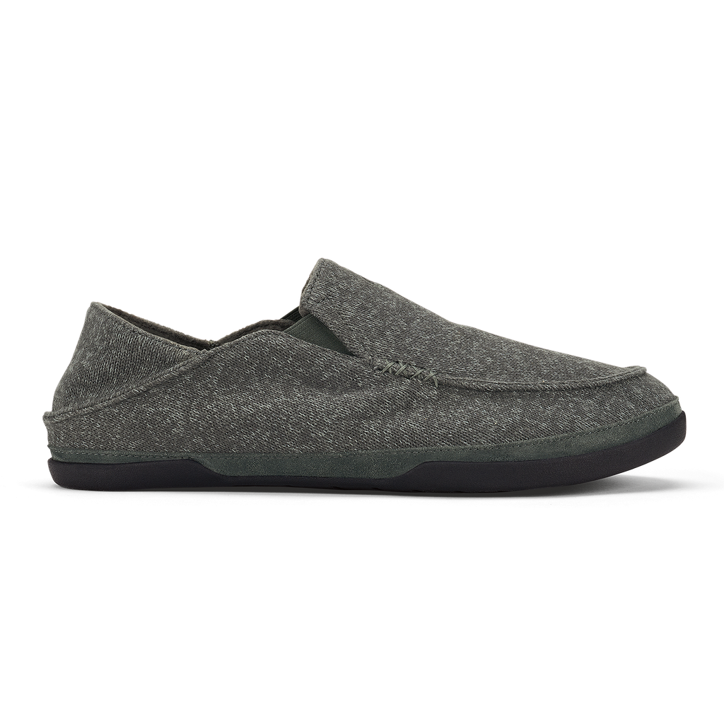 Moloa Hulu Men's Slippers - Dark Shadow