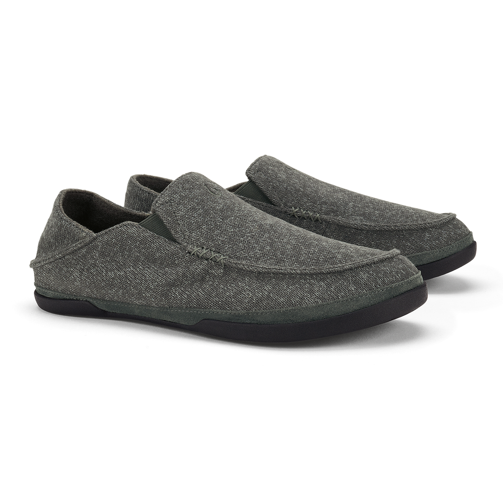 Moloa Hulu Men's Slippers - Dark Shadow