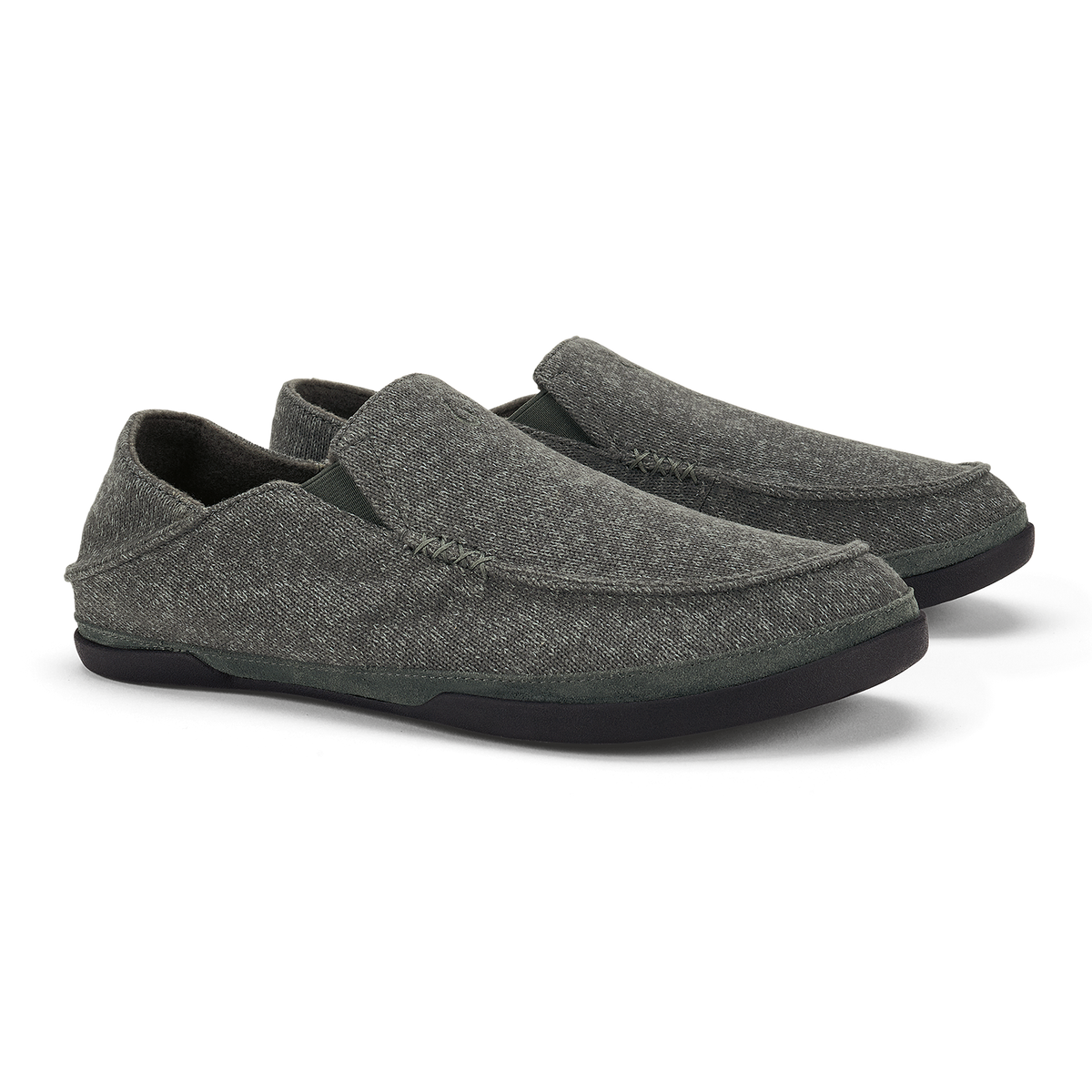 Moloa Hulu Men's Slippers - Dark Shadow