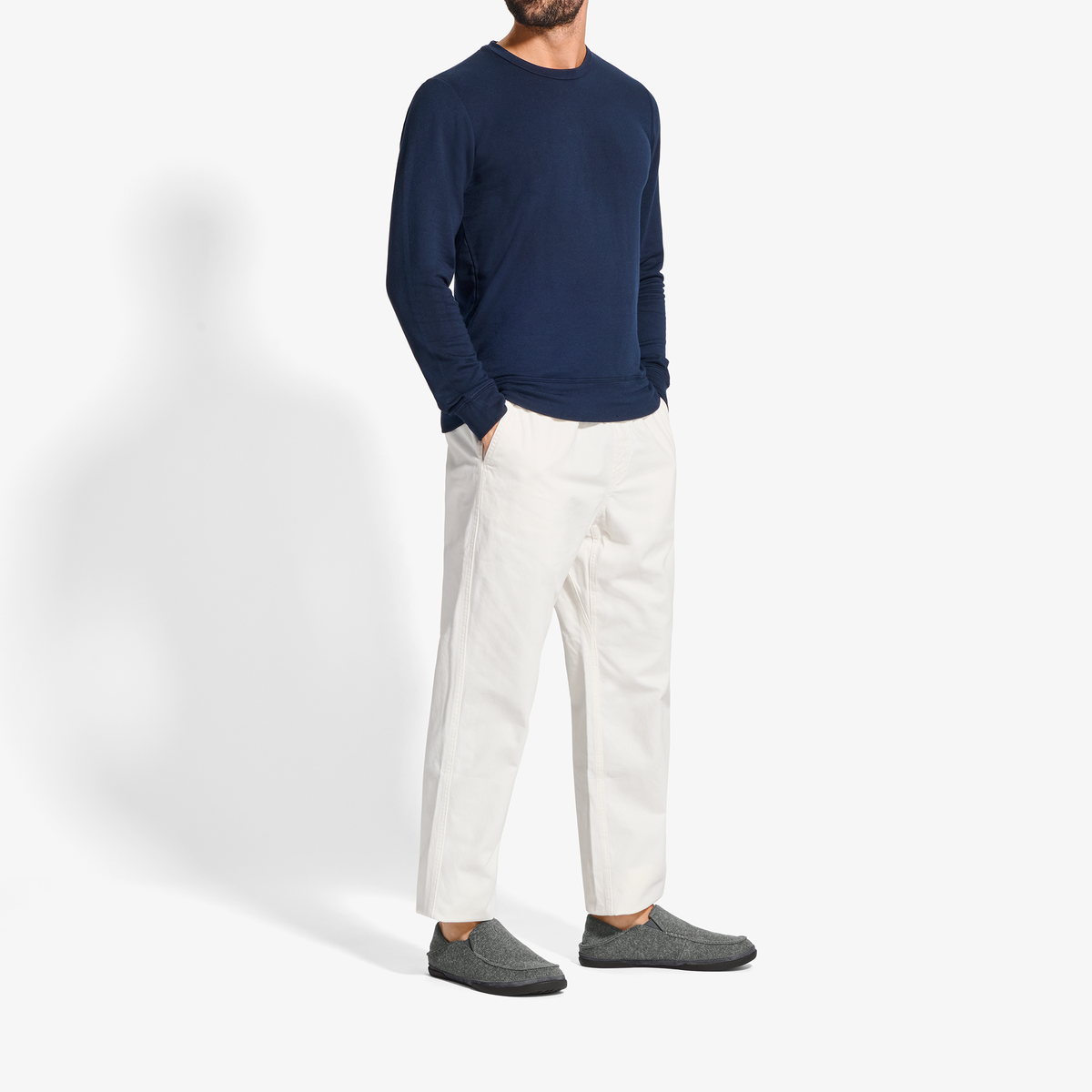 Moloa Hulu Men's Slippers - Dark Shadow