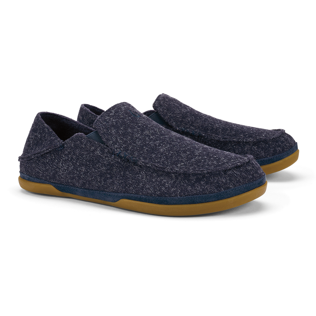 Moloa Hulu Men's Slippers - Trench Blue