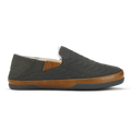 Hanohano Men's Waxed Canvas Slippers - Dark Shadow