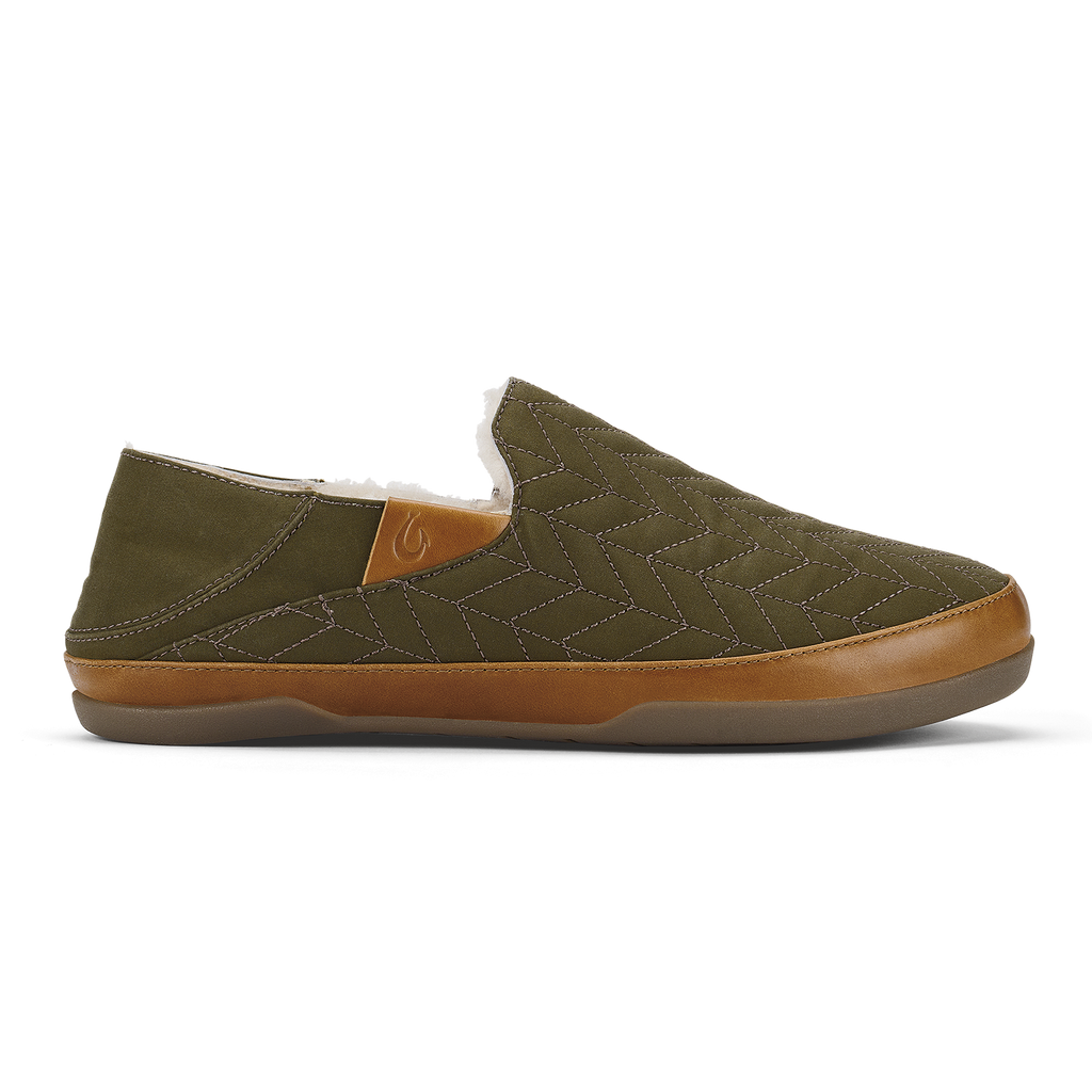 Hanohano Men's Waxed Canvas Slippers - Husk