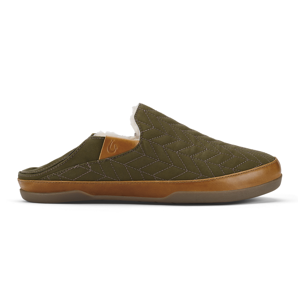Hanohano Men's Waxed Canvas Slippers - Husk