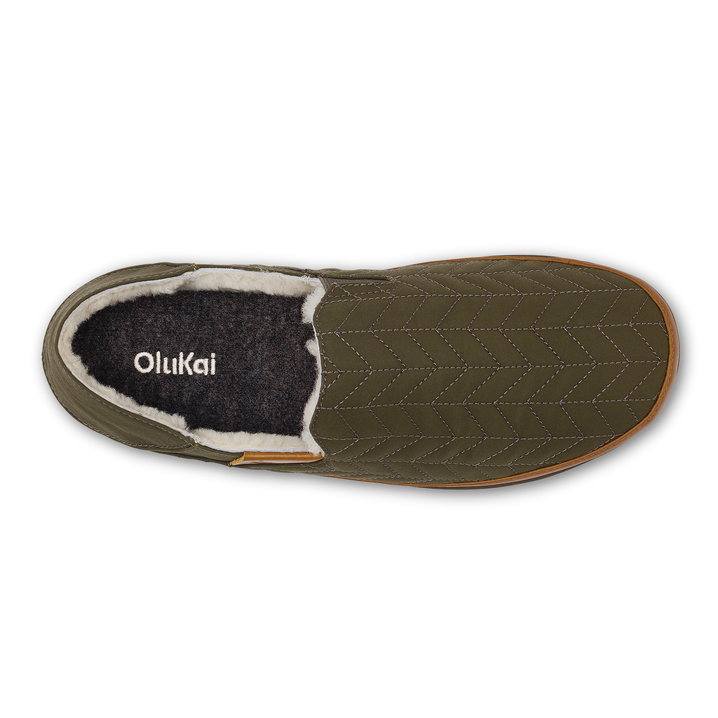Hanohano Men's Waxed Canvas Slippers - Husk