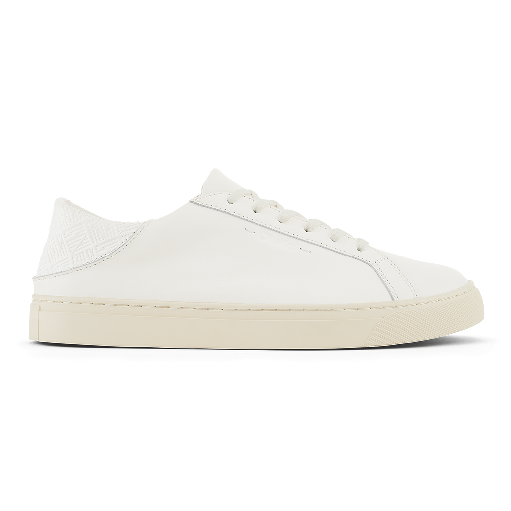 Kou Lace Up Men's Sneakers - White / White
