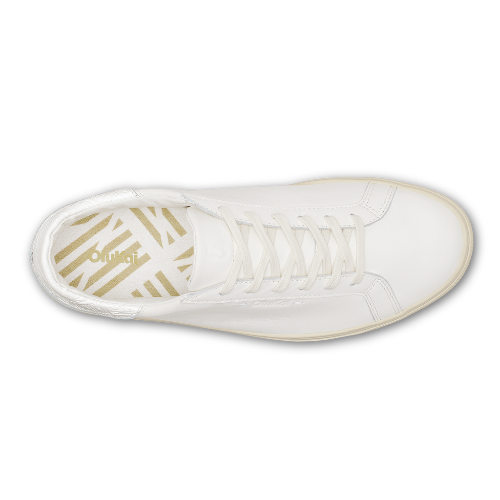 Kou Lace Up Men's Sneakers - White / White