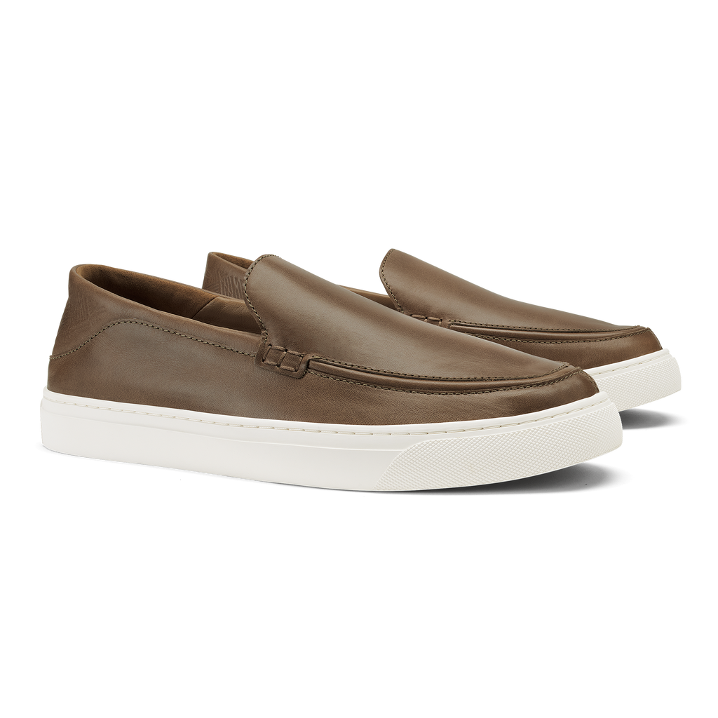 Kou Slip-On Men's Sneakers Slip-On Shoes - Walnut / Walnut