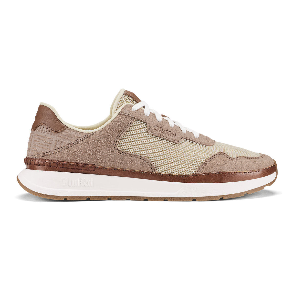 Koke Men's Sneakers - Ecru / Taupe Grey