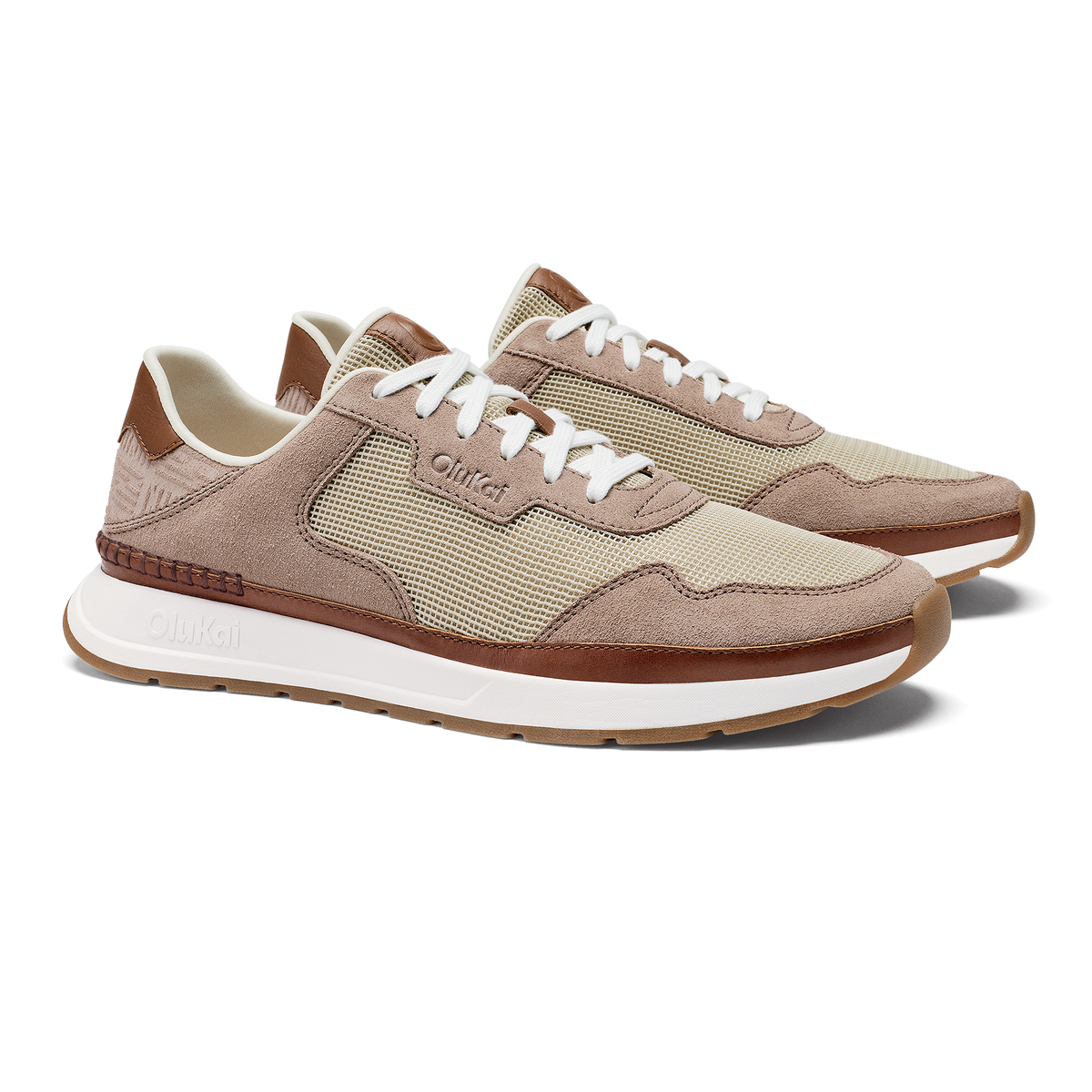 Koke Men's Sneakers - Ecru / Taupe Grey