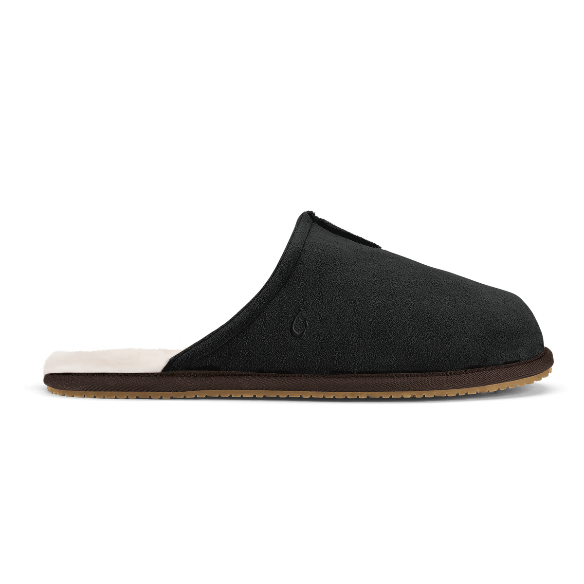 Kuono Men's Mule Slipper - Black / Dk Java