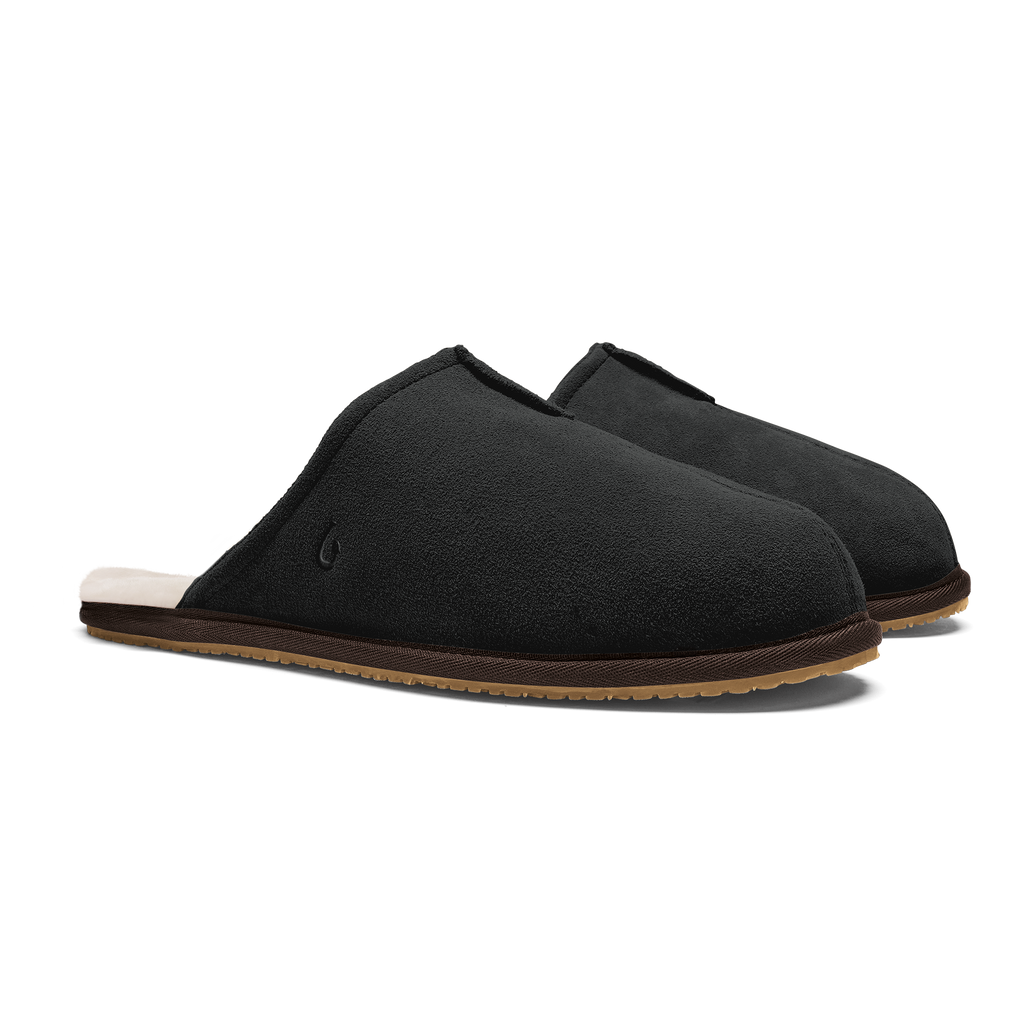 Kuono Men's Mule Slipper - Black / Dk Java