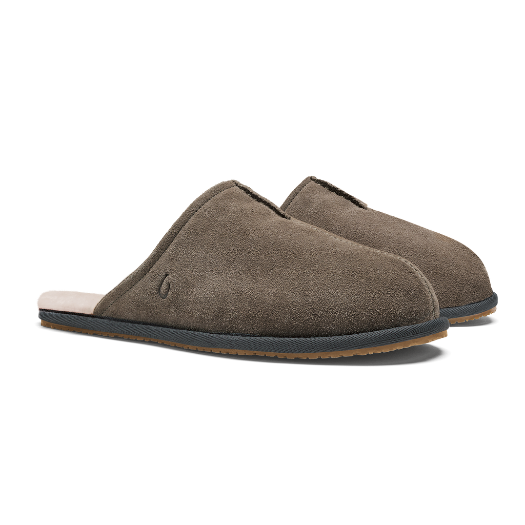 Kuono Men's Mule Slipper - Walnut / Dark Shadow