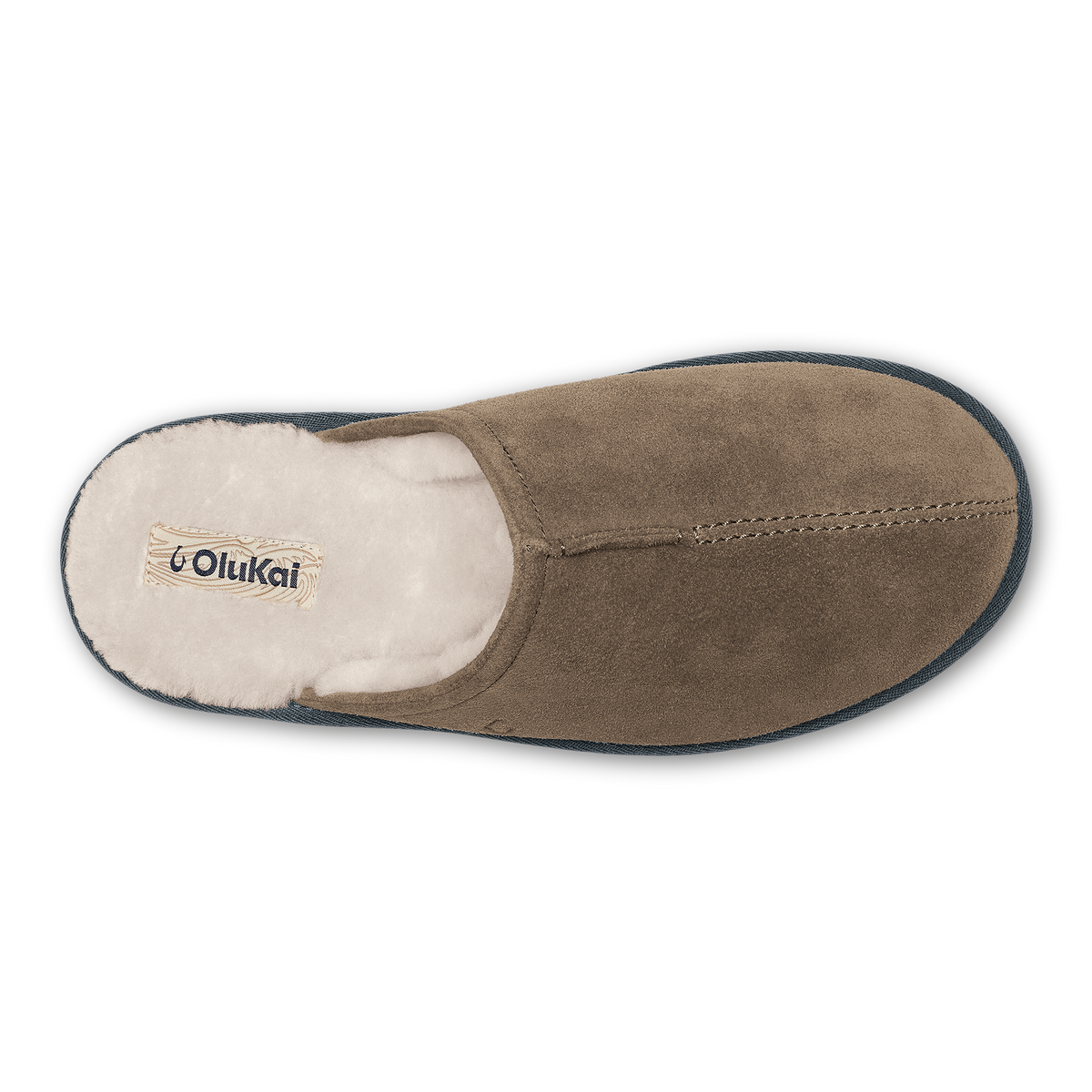 Kuono Men's Mule Slipper - Walnut / Dark Shadow