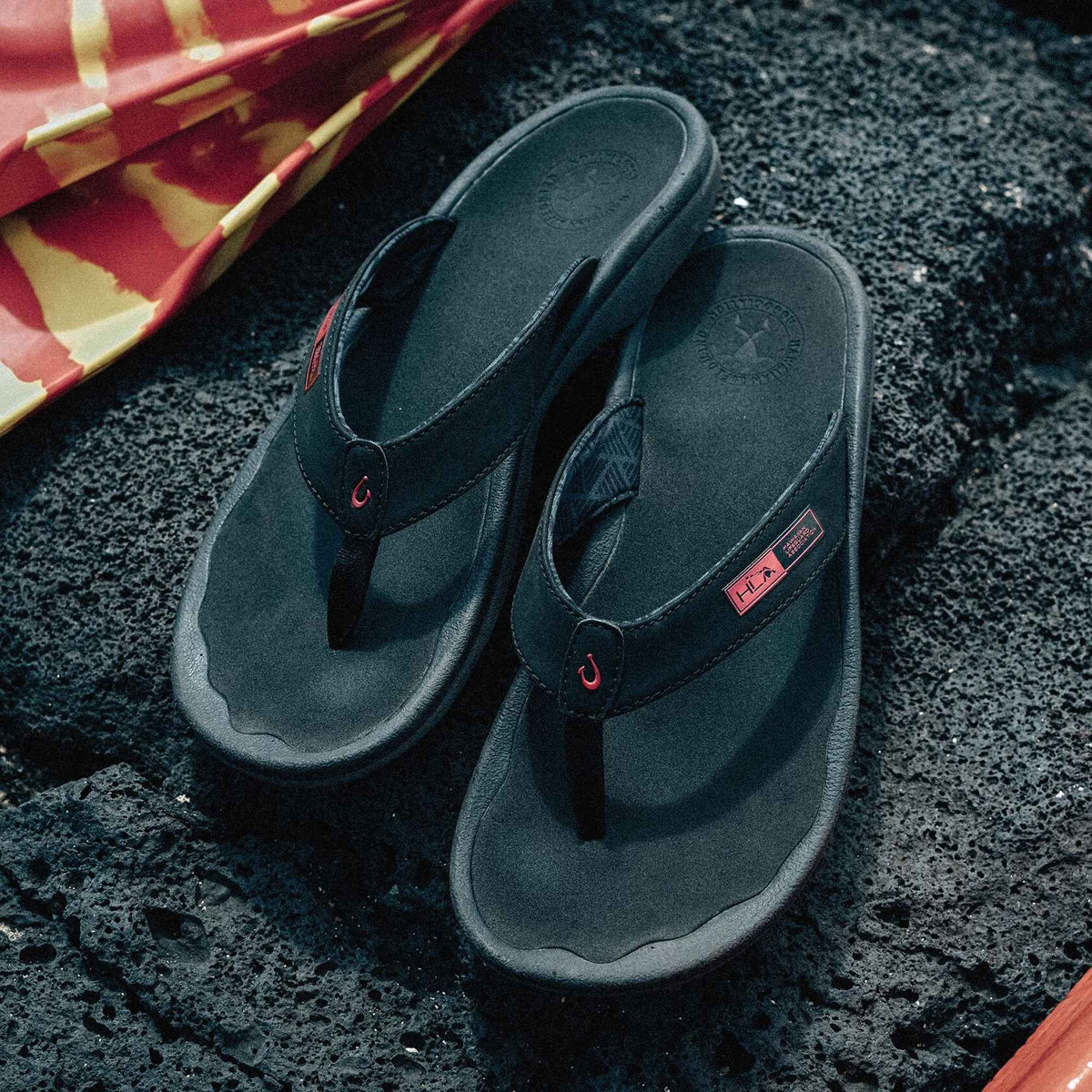 Ohana Women's Beach Sandals - Black / Hla