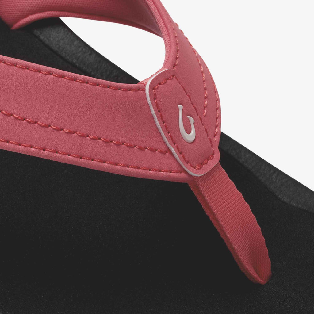 Ohana Women's Beach Sandals - Hot Pink / Black