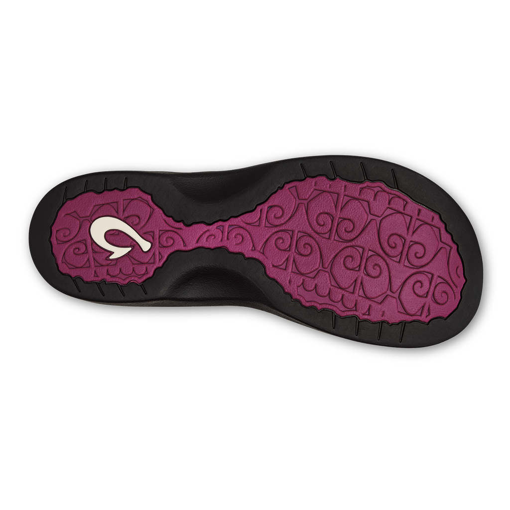 Ohana Women's Sandals - Orchid Flower / Black