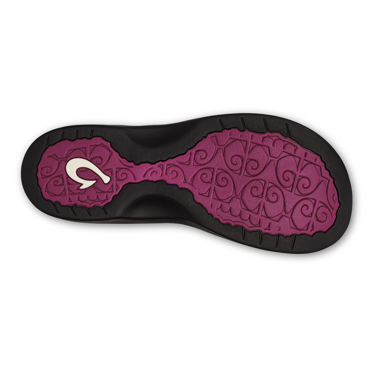Ohana Women's Sandals - Orchid Flower / Black