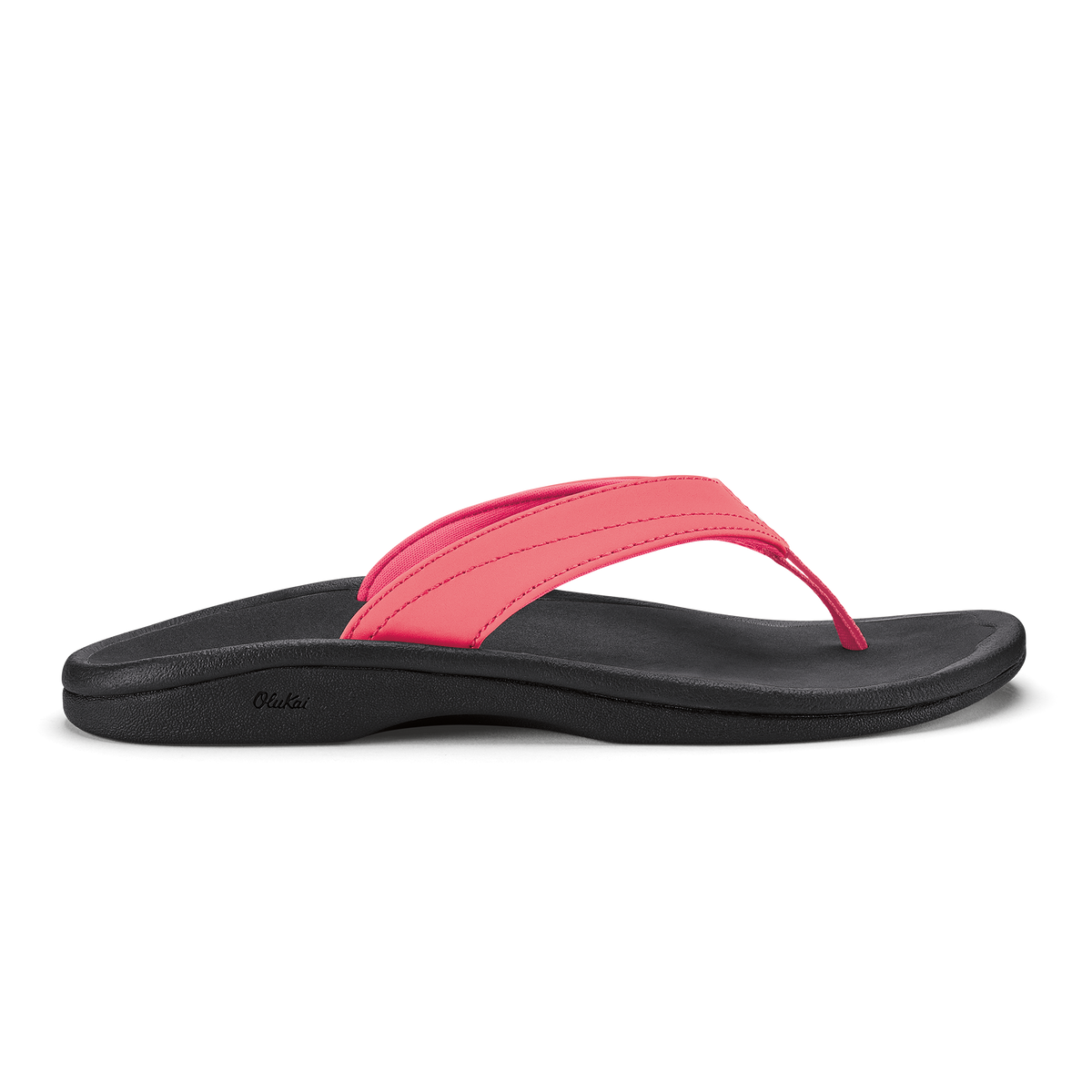 Ohana Women's Beach Sandals - Hot Pink / Black