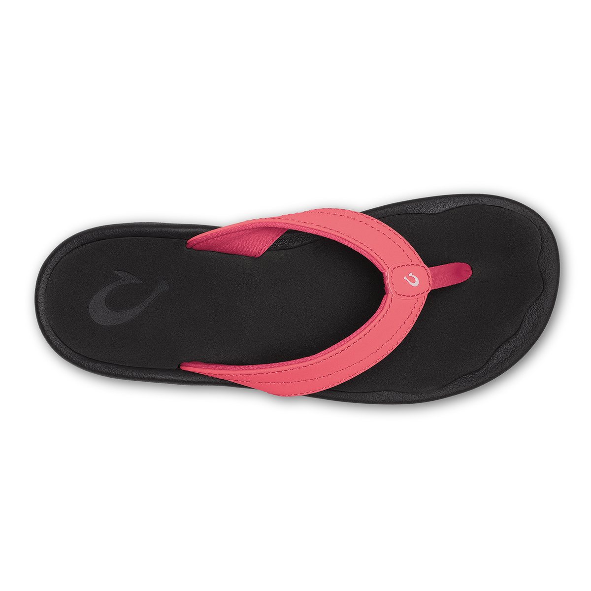 Ohana Women's Beach Sandals - Hot Pink / Black