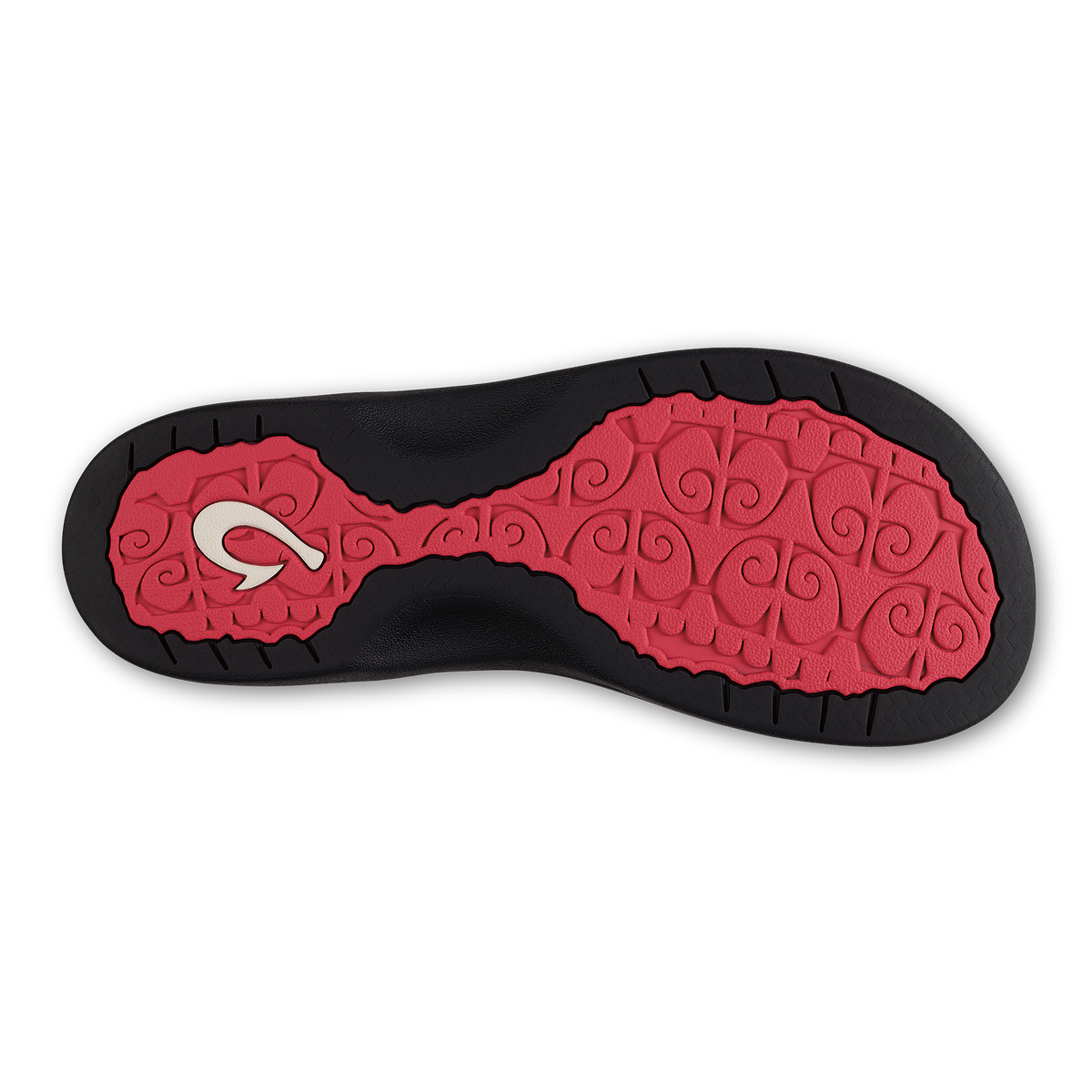 Ohana Women's Beach Sandals - Hot Pink / Black