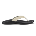 Ohana Women's Beach Sandals - Ecru / Black