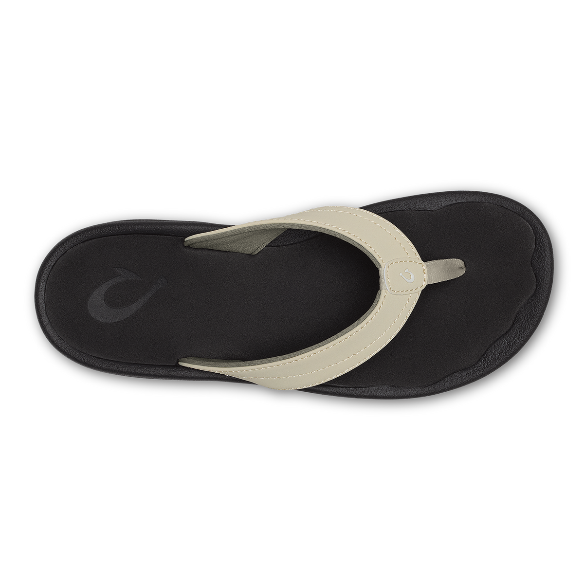 Ohana Women's Beach Sandals - Ecru / Black