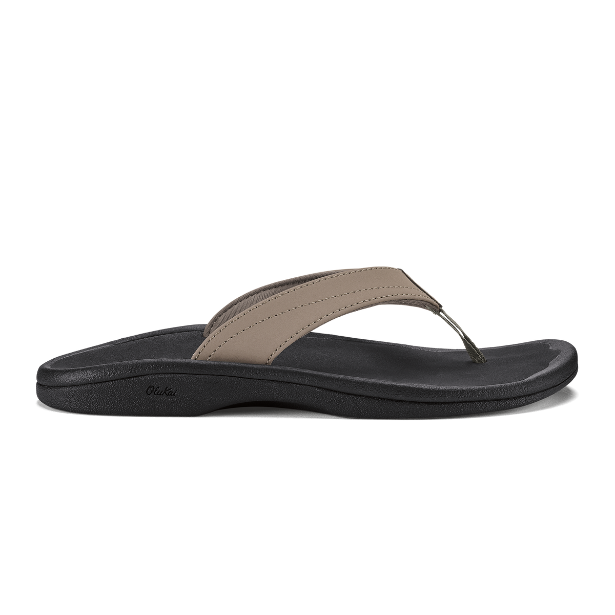Ohana Women's Beach Sandals - Warm Taupe / Black