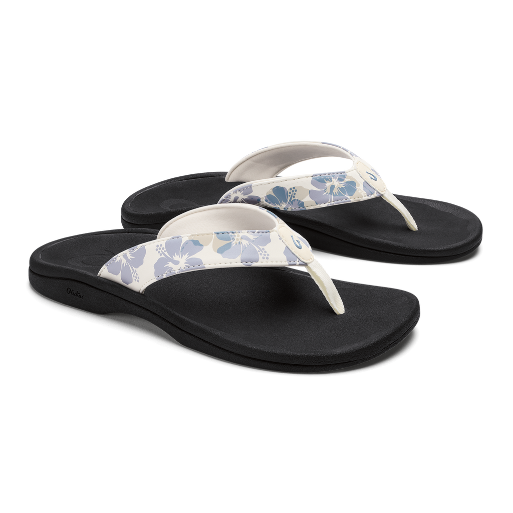 Ohana Women's Beach Sandals - White Sand / Pua